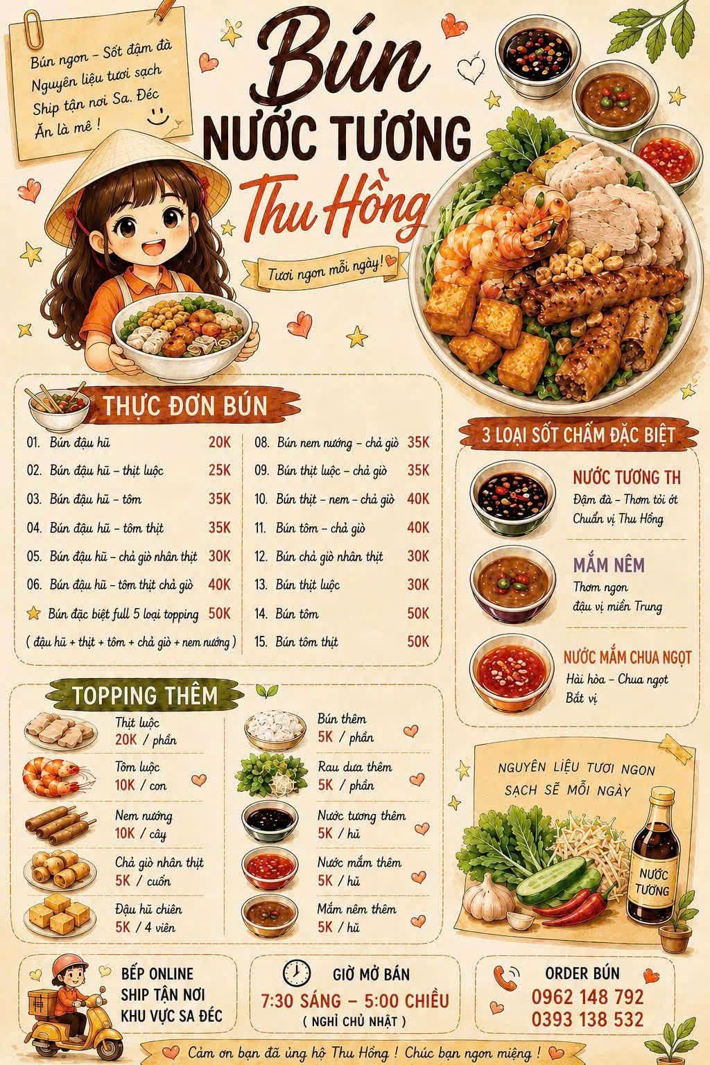 Bún nước tương